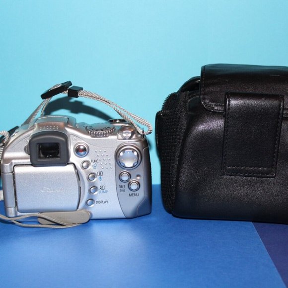 Canon Power Shot S1 iS Digital Camera 3.2 Mega Pixel Parts Only Silver 10X Zoom - Picture 3 of 8